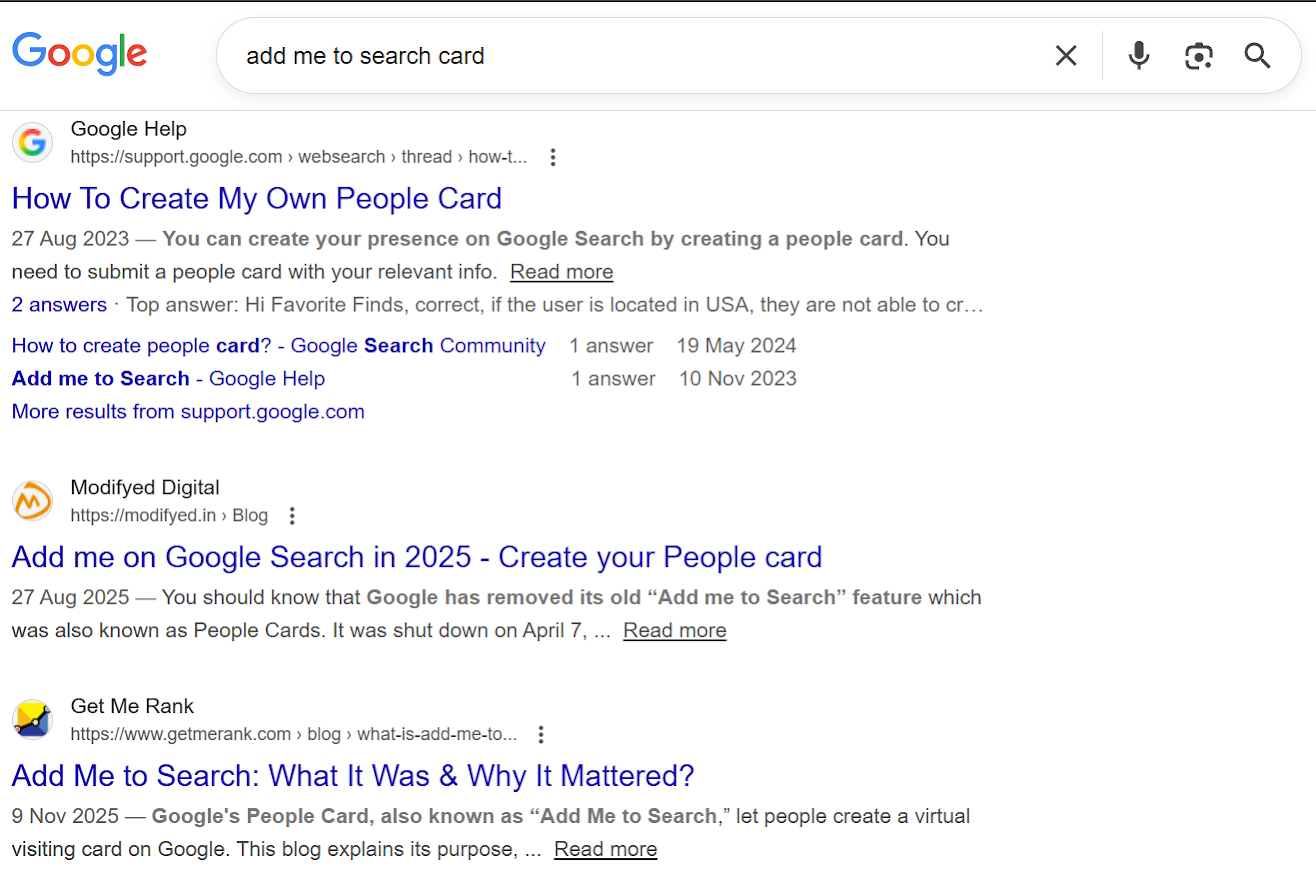 specific search